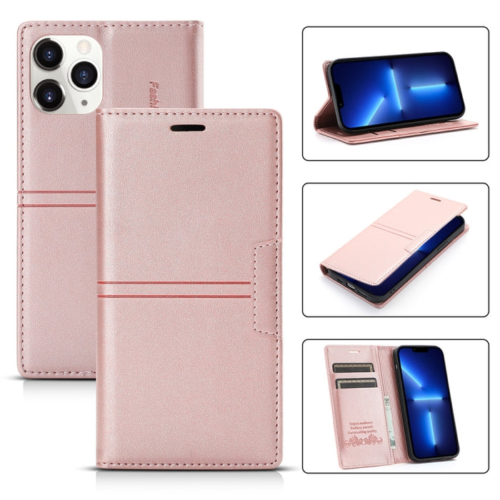 Dream Magnetic Suction Business Funda de cuero de PU con tapa horizontal con soporte, ranura para tarjeta y billetera