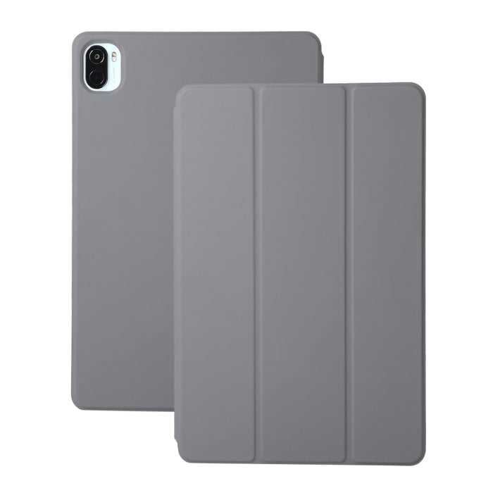 Estuche de cuero con tapa horizontal magnética de color sólido con soporte, For Xiaomi Pad 5 / Pad 5 Pro