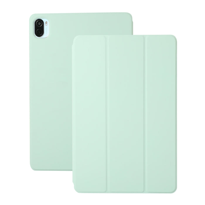 Estuche de cuero con tapa horizontal magnética de color sólido con soporte, For Xiaomi Pad 5 / Pad 5 Pro