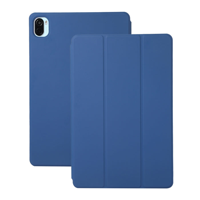 Estuche de cuero con tapa horizontal magnética de color sólido con soporte, For Xiaomi Pad 5 / Pad 5 Pro