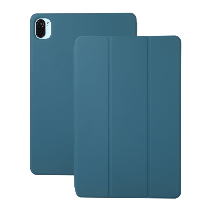 Estuche de cuero con tapa horizontal magnética de color sólido con soporte, For Xiaomi Pad 5 / Pad 5 Pro