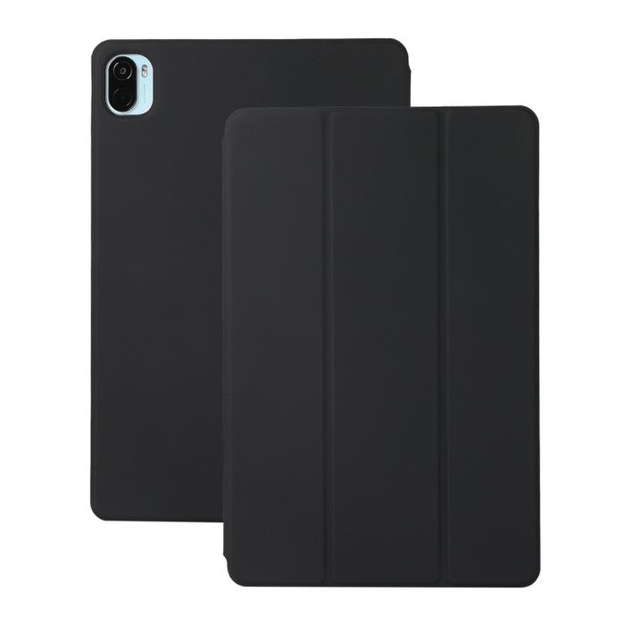 Estuche de cuero con tapa horizontal magnética de color sólido con soporte, For Xiaomi Pad 5 / Pad 5 Pro