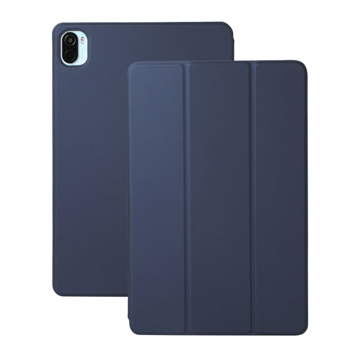 Estuche de cuero con tapa horizontal magnética de color sólido con soporte, For Xiaomi Pad 5 / Pad 5 Pro