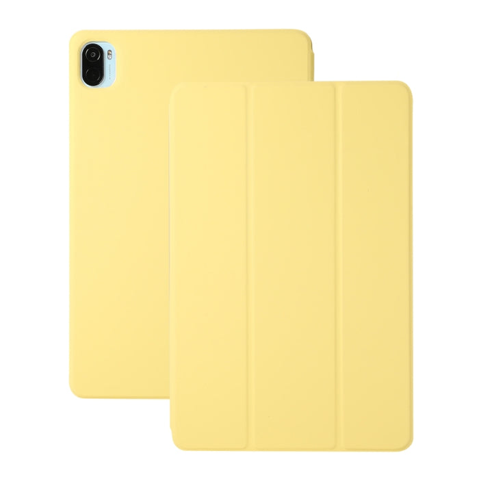 Estuche de cuero con tapa horizontal magnética de color sólido con soporte, For Xiaomi Pad 5 / Pad 5 Pro