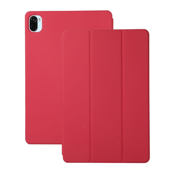 Estuche de cuero con tapa horizontal magnética de color sólido con soporte, For Xiaomi Pad 5 / Pad 5 Pro