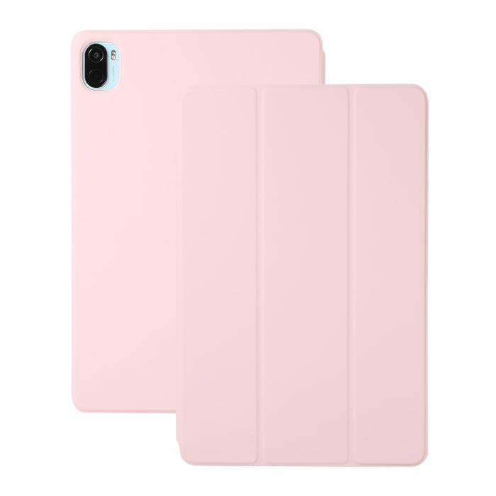 Estuche de cuero con tapa horizontal magnética de color sólido con soporte, For Xiaomi Pad 5 / Pad 5 Pro