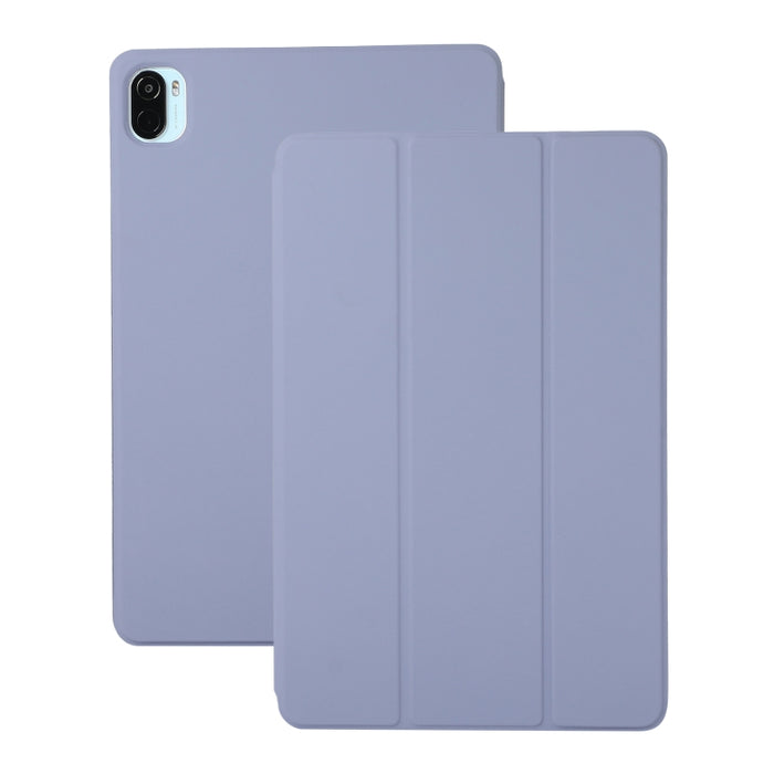 Estuche de cuero con tapa horizontal magnética de color sólido con soporte, For Xiaomi Pad 5 / Pad 5 Pro