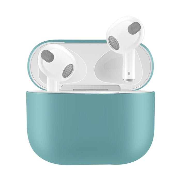 Funda protectora de auriculares de silicona de color sólido para AirPods 3