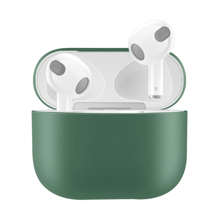 Funda protectora de auriculares de silicona de color sólido para AirPods 3