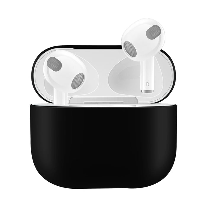 Funda protectora de auriculares de silicona de color sólido para AirPods 3