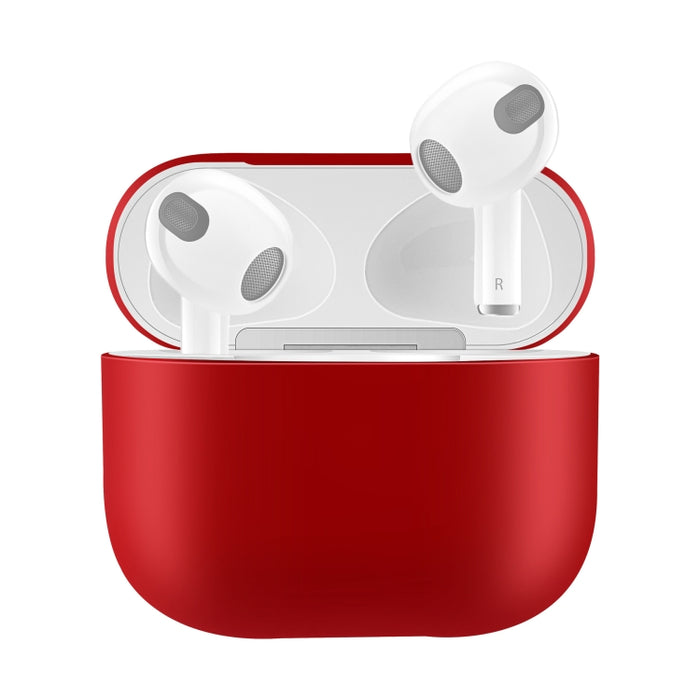 Funda protectora de auriculares de silicona de color sólido para AirPods 3
