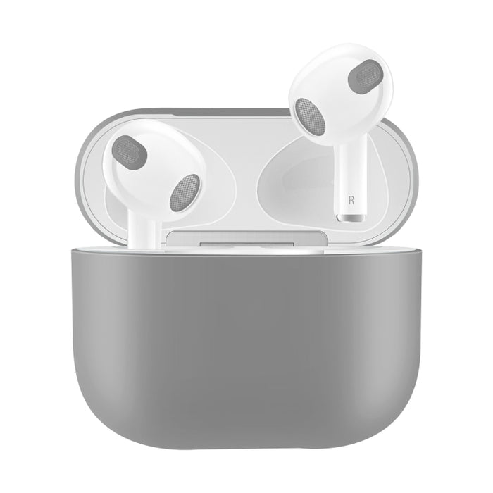 Funda protectora de auriculares de silicona de color sólido para AirPods 3