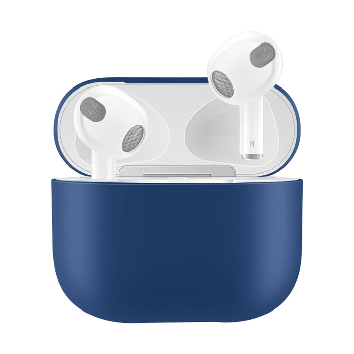 Funda protectora de auriculares de silicona de color sólido para AirPods 3