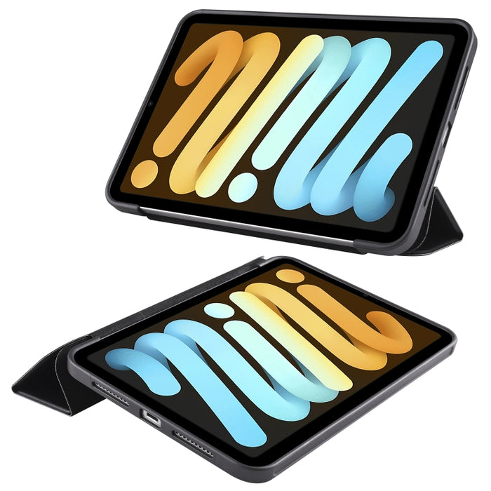 3-plegable Horizontal Flip Honeycomb TPU a prueba de golpes + Funda de cuero PU con soporte