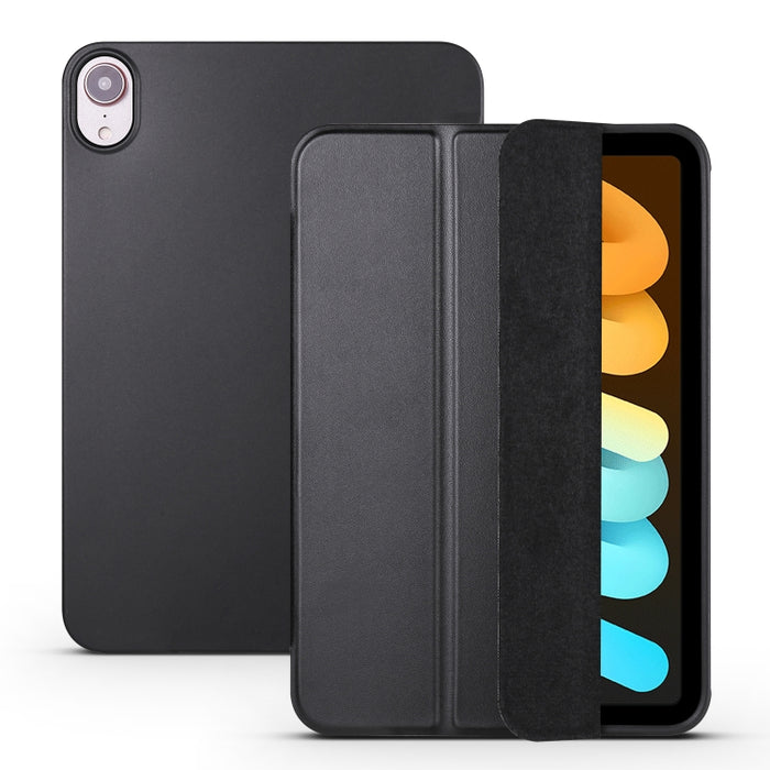 3-plegable Horizontal Flip Honeycomb TPU a prueba de golpes + Funda de cuero PU con soporte