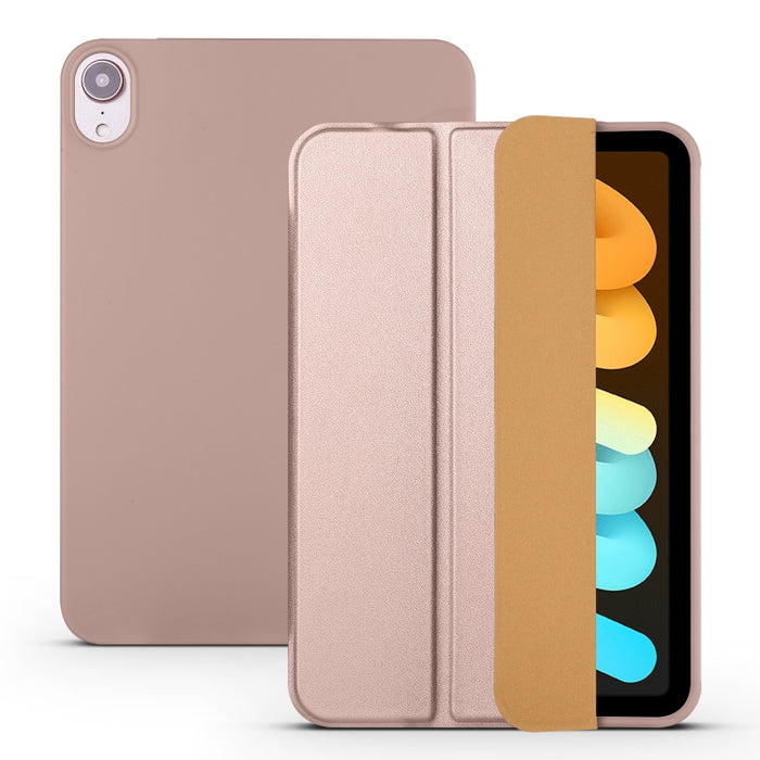 3-plegable Horizontal Flip Honeycomb TPU a prueba de golpes + Funda de cuero PU con soporte