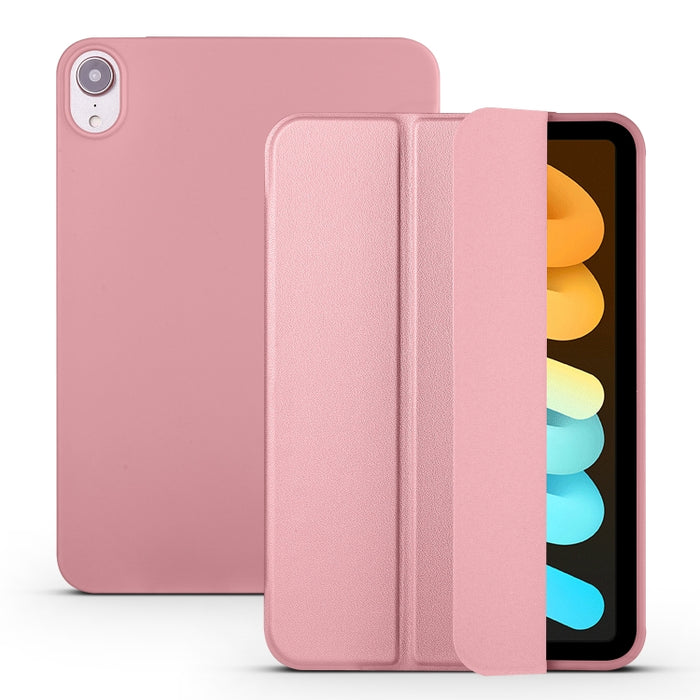 3-plegable Horizontal Flip Honeycomb TPU a prueba de golpes + Funda de cuero PU con soporte