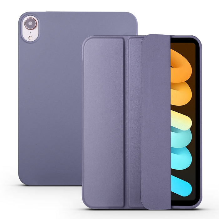 3-plegable Horizontal Flip Honeycomb TPU a prueba de golpes + Funda de cuero PU con soporte