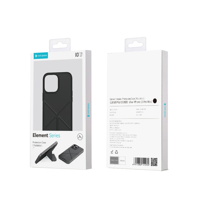 Funda protectora a prueba de golpes ROCK Element Plus TPU + PC con soporte plegable