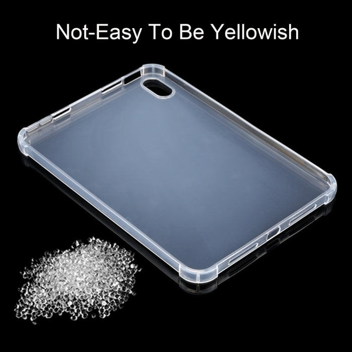 Funda de tableta de TPU transparente a prueba de golpes de cuatro esquinas de 3 mm
