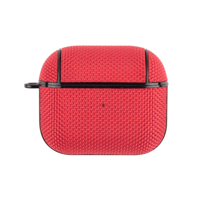 Estuche protector de nylon impermeable para auriculares inalámbricos con gancho para AirPods 3