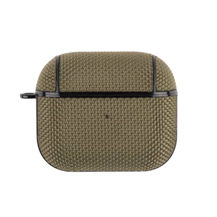 Estuche protector de nylon impermeable para auriculares inalámbricos con gancho para AirPods 3