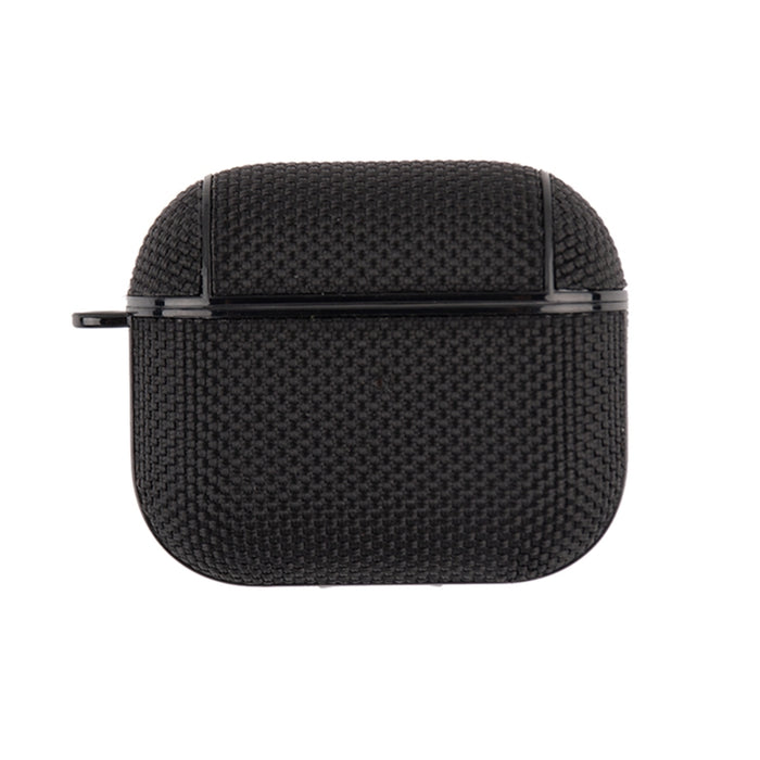 Estuche protector de nylon impermeable para auriculares inalámbricos con gancho para AirPods 3