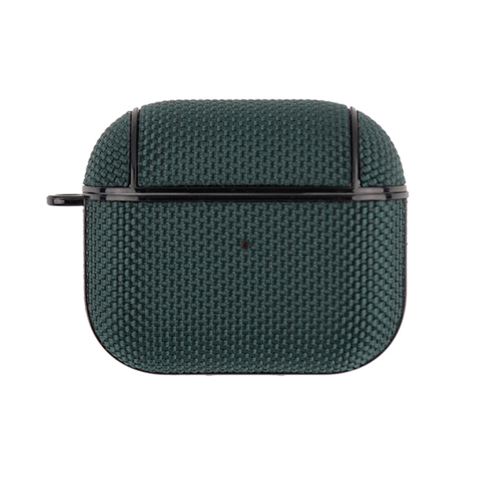 Estuche protector de nylon impermeable para auriculares inalámbricos con gancho para AirPods 3