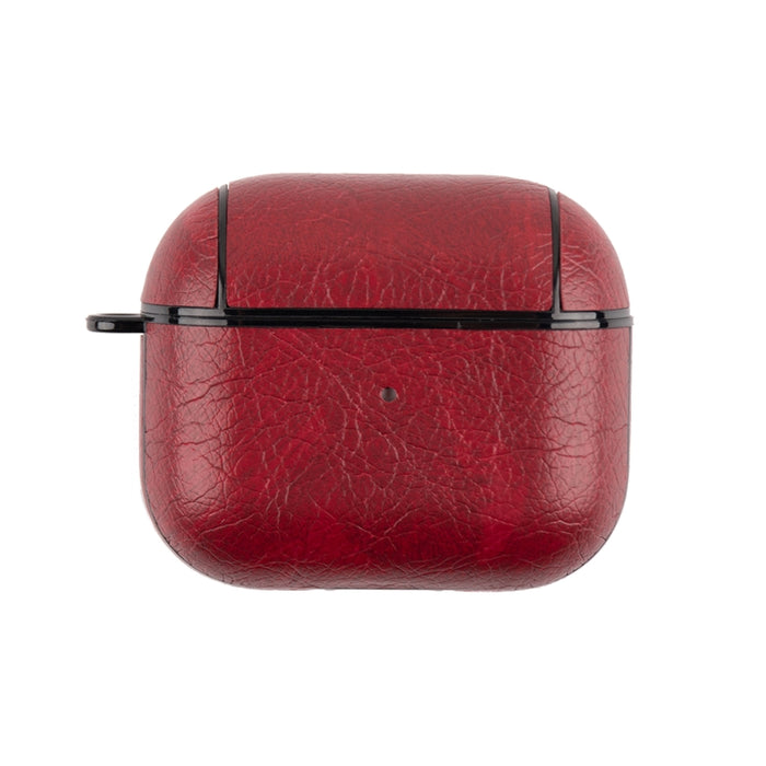 Funda protectora de cuero a prueba de golpes para auriculares inalámbricos para AirPods 3