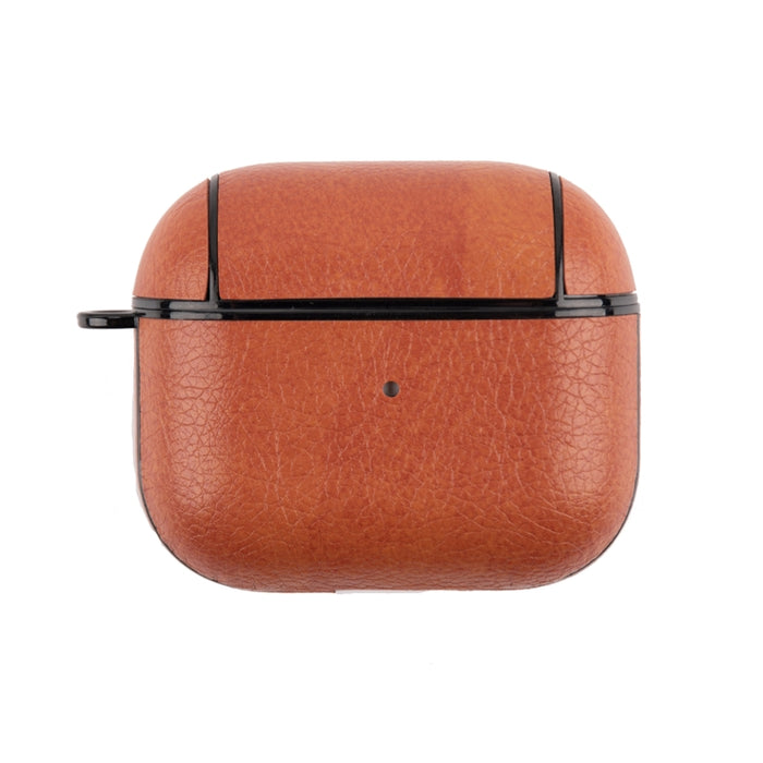 Funda protectora de cuero a prueba de golpes para auriculares inalámbricos para AirPods 3