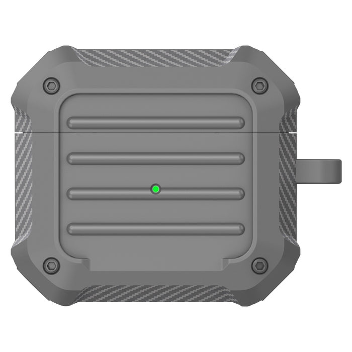 Estuche protector de TPU para equipaje de fibra de carbono a prueba de golpes para auriculares inalámbricos