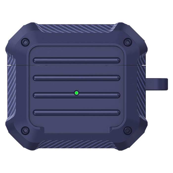 Estuche protector de TPU para equipaje de fibra de carbono a prueba de golpes para auriculares inalámbricos