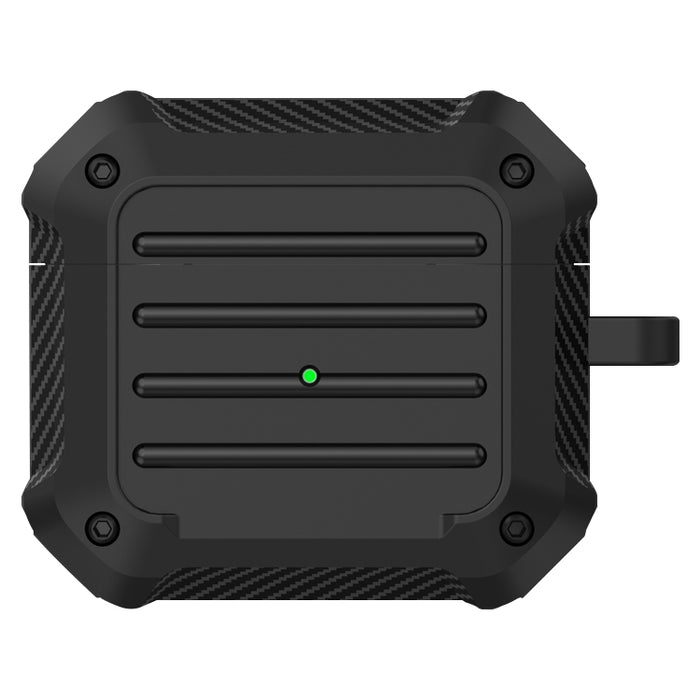 Estuche protector de TPU para equipaje de fibra de carbono a prueba de golpes para auriculares inalámbricos