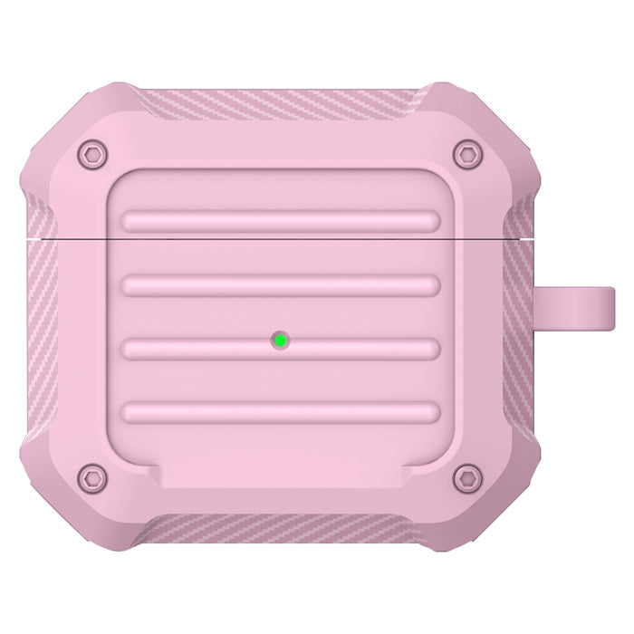 Estuche protector de TPU para equipaje de fibra de carbono a prueba de golpes para auriculares inalámbricos