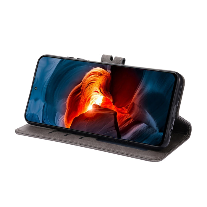 Estuche de cuero con tapa horizontal con patrón de gato feliz en relieve con soporte y ranuras para tarjetas y billetera, For Xiaomi Redmi Note 10 Pro 5G, For Xiaomi Redmi 10, For Xiaomi Mi 11, For Xiaomi Mi 11T, For Xiaomi Mi 11 Ultra                 ...