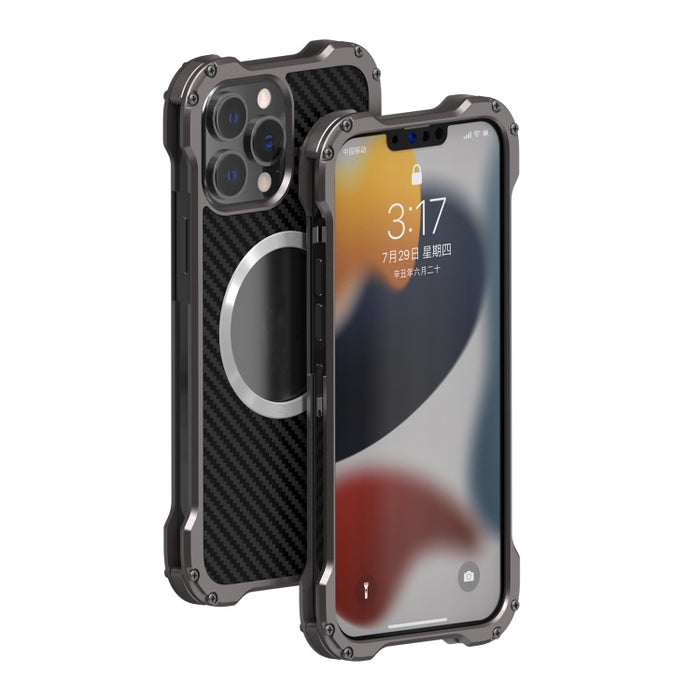 Estuche protector de metal hueco a prueba de golpes R-JUST RJ51