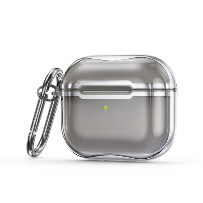 Marco de galvanoplastia + Estuche protector de auriculares de TPU transparente con gancho