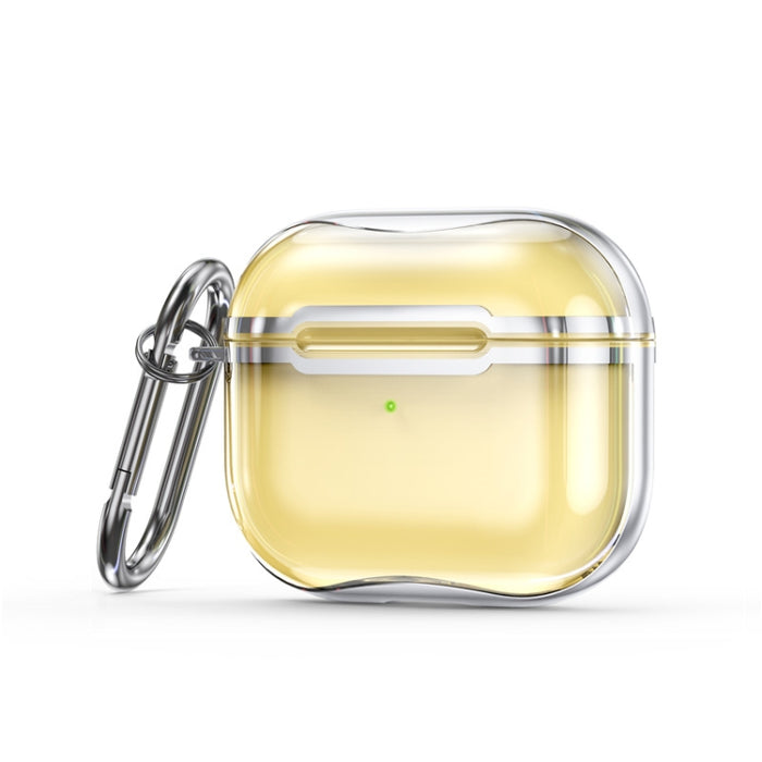 Marco de galvanoplastia + Estuche protector de auriculares de TPU transparente con gancho