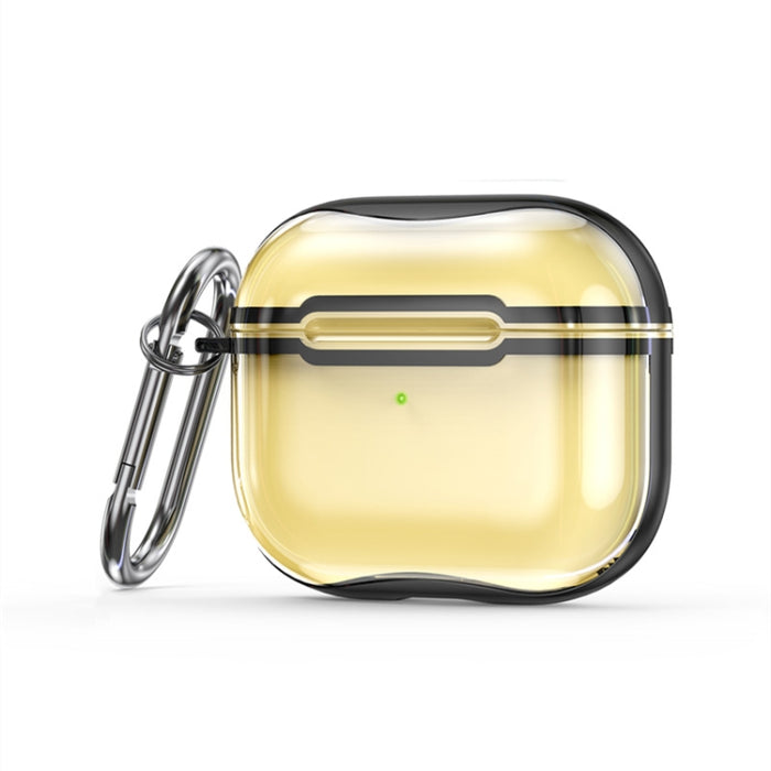 Marco de galvanoplastia + Estuche protector de auriculares de TPU transparente con gancho