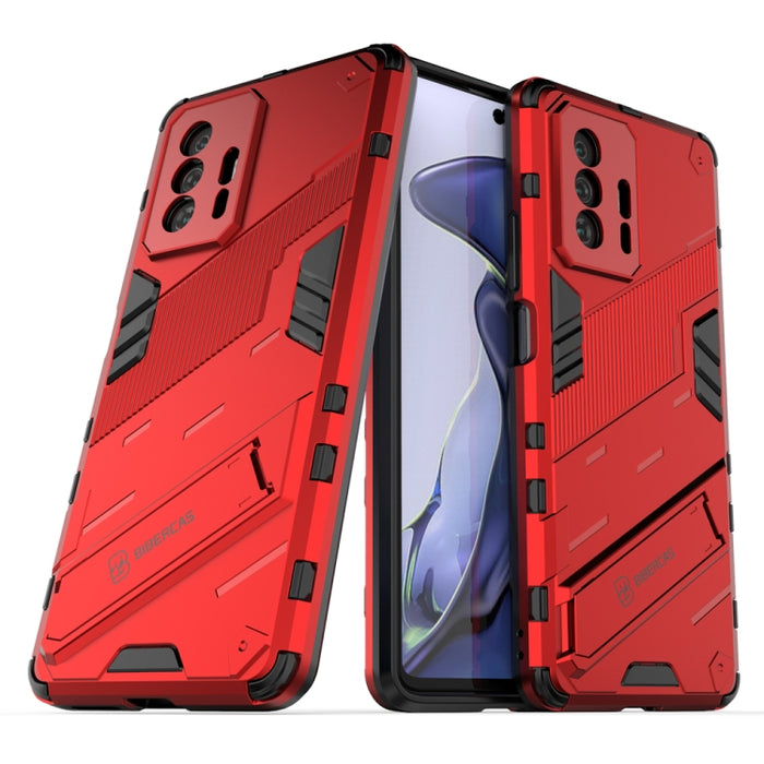 Punk Armor 2 en 1 PC + TPU Estuche a prueba de golpes con soporte invisible, For Xiaomi Mi 11T / 11T Pro