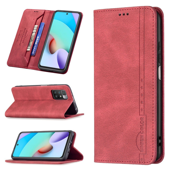 Estuche de cuero antirrobo con bloqueo magnético RFID con soporte y ranuras para tarjetas y billetera, For Xiaomi Redmi 9A, For Xiaomi Redmi 9C / Poco C31, For Xiaomi Redmi 9, For Xiaomi Redmi 10, For Xiaomi Redmi Note 9/Redmi 10X 4G                   ...