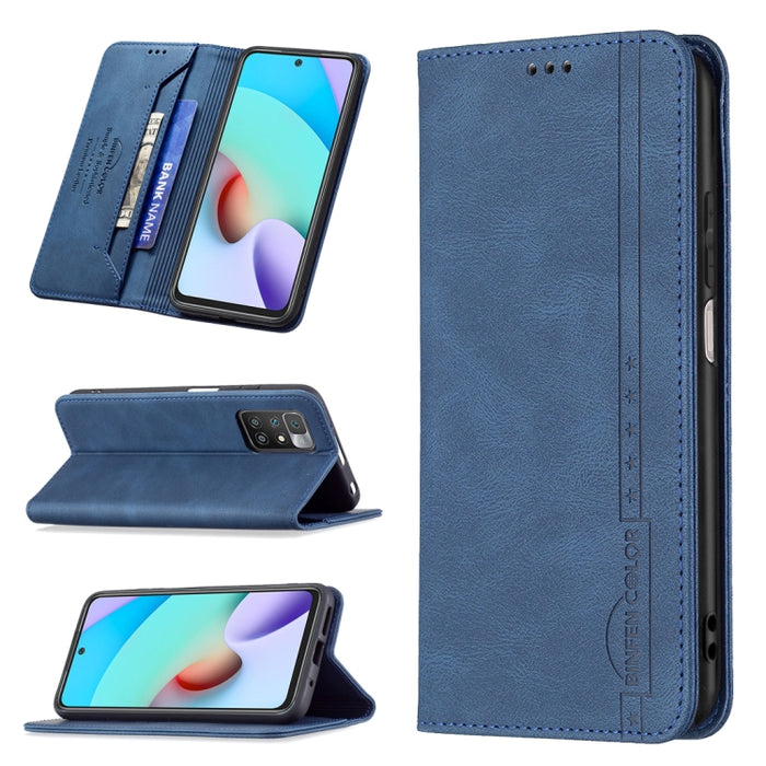Estuche de cuero antirrobo con bloqueo magnético RFID con soporte y ranuras para tarjetas y billetera, For Xiaomi Redmi 9A, For Xiaomi Redmi 9C / Poco C31, For Xiaomi Redmi 9, For Xiaomi Redmi 10, For Xiaomi Redmi Note 9/Redmi 10X 4G                   ...