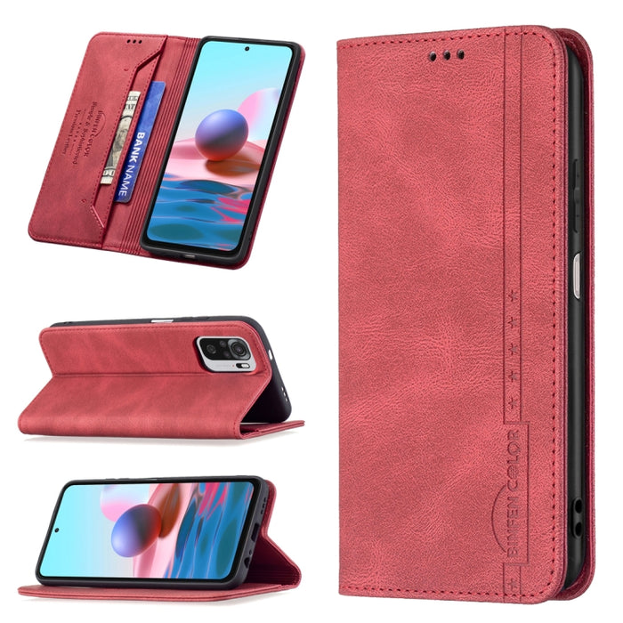Estuche de cuero antirrobo con bloqueo magnético RFID con soporte y ranuras para tarjetas y billetera, For Xiaomi Redmi 9A, For Xiaomi Redmi 9C / Poco C31, For Xiaomi Redmi 9, For Xiaomi Redmi 10, For Xiaomi Redmi Note 9/Redmi 10X 4G                   ...