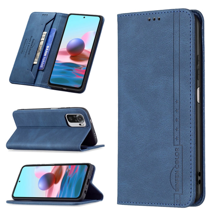 Estuche de cuero antirrobo con bloqueo magnético RFID con soporte y ranuras para tarjetas y billetera, For Xiaomi Redmi 9A, For Xiaomi Redmi 9C / Poco C31, For Xiaomi Redmi 9, For Xiaomi Redmi 10, For Xiaomi Redmi Note 9/Redmi 10X 4G                   ...