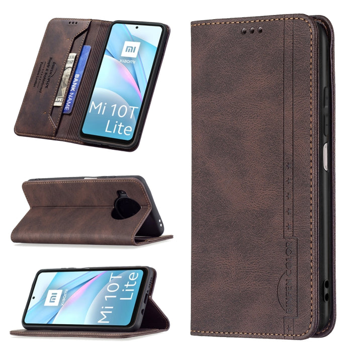 Estuche de cuero antirrobo con bloqueo magnético RFID con soporte y ranuras para tarjetas y billetera, For Xiaomi Redmi 9A, For Xiaomi Redmi 9C / Poco C31, For Xiaomi Redmi 9, For Xiaomi Redmi 10, For Xiaomi Redmi Note 9/Redmi 10X 4G                   ...