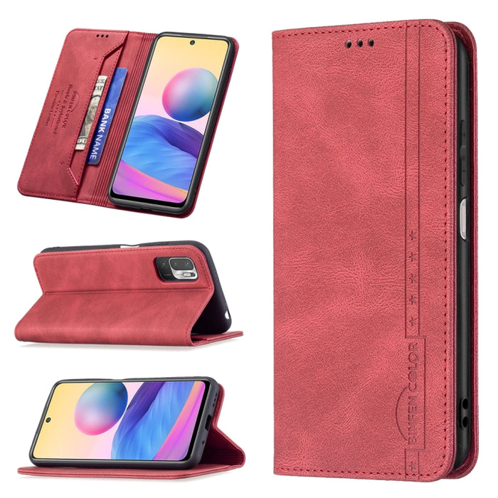 Estuche de cuero antirrobo con bloqueo magnético RFID con soporte y ranuras para tarjetas y billetera, For Xiaomi Redmi 9A, For Xiaomi Redmi 9C / Poco C31, For Xiaomi Redmi 9, For Xiaomi Redmi 10, For Xiaomi Redmi Note 9/Redmi 10X 4G                   ...