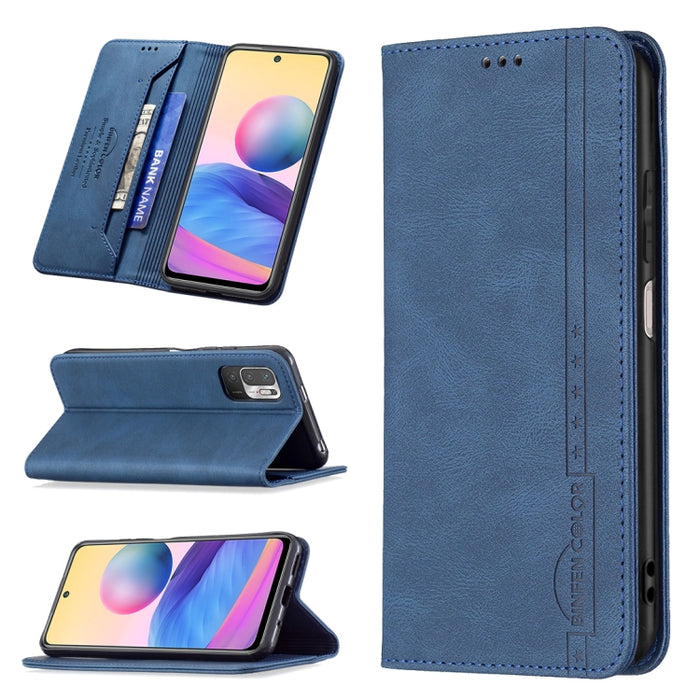 Estuche de cuero antirrobo con bloqueo magnético RFID con soporte y ranuras para tarjetas y billetera, For Xiaomi Redmi 9A, For Xiaomi Redmi 9C / Poco C31, For Xiaomi Redmi 9, For Xiaomi Redmi 10, For Xiaomi Redmi Note 9/Redmi 10X 4G                   ...