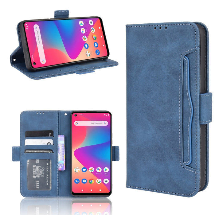 Estuche de cuero con tapa horizontal con patrón de piel de becerro con soporte y ranuras para tarjetas y marco de fotos, For Motorola Moto G50 5G Oversea Version, For OPPO Realme 8i, For vivo Y33S / Y21 / Y21S, For Nokia G50 5G                         ...