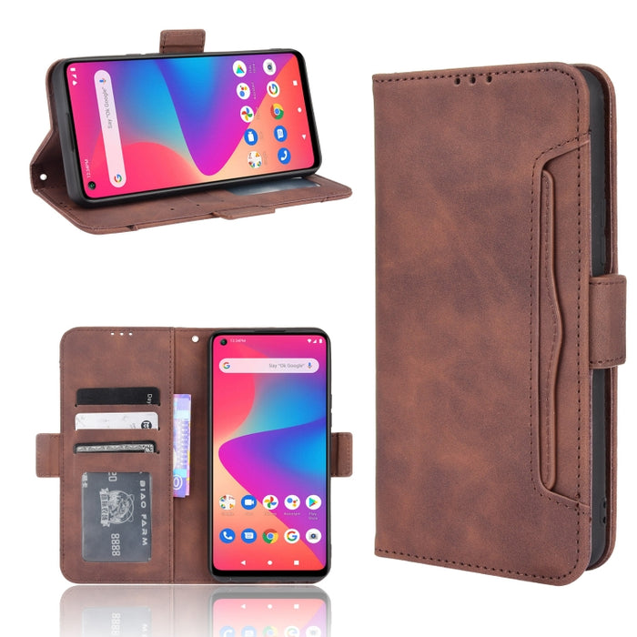 Estuche de cuero con tapa horizontal con patrón de piel de becerro con soporte y ranuras para tarjetas y marco de fotos, For Motorola Moto G50 5G Oversea Version, For OPPO Realme 8i, For vivo Y33S / Y21 / Y21S, For Nokia G50 5G                         ...