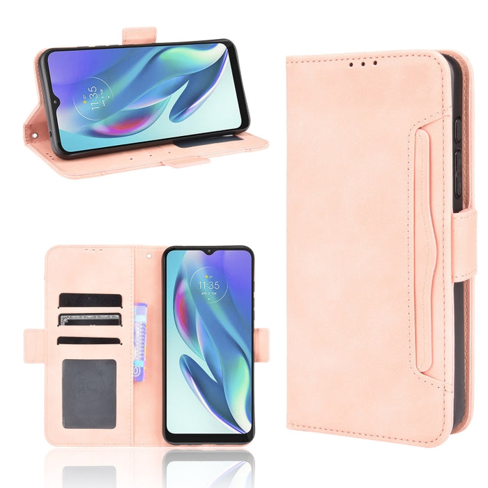 Estuche de cuero con tapa horizontal con patrón de piel de becerro con soporte y ranuras para tarjetas y marco de fotos, For Motorola Moto G50 5G Oversea Version, For OPPO Realme 8i, For vivo Y33S / Y21 / Y21S, For Nokia G50 5G                         ...